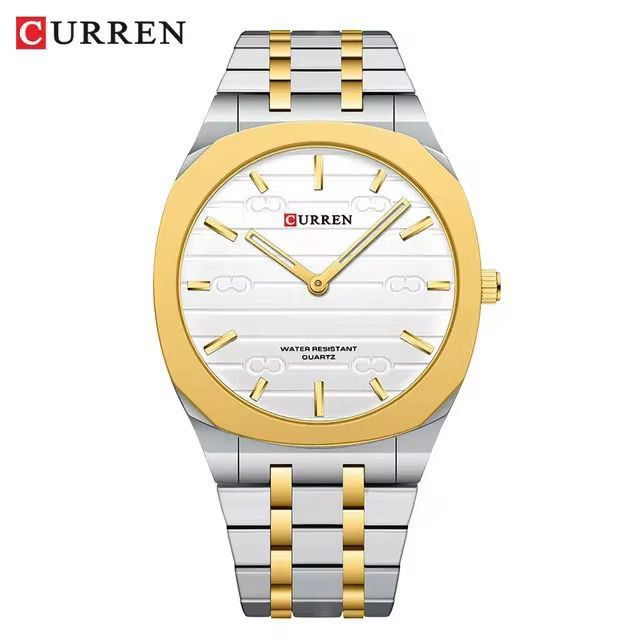 CURREN Stainless Steel Sleek Classic Unisex  Wristwatch